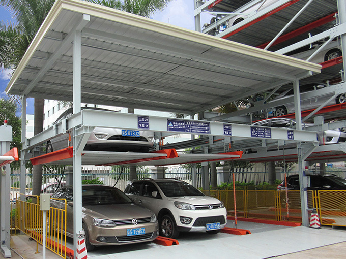 小區(qū)地下室雙層機械停車庫 室外幾層立體停車設(shè)備 解決停車難